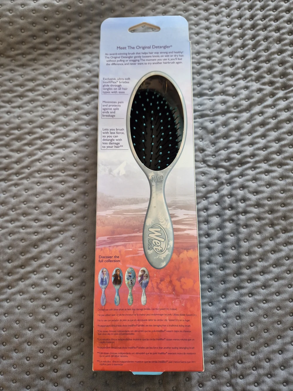 NIB Wet Brush Disney Frozen II Sisters Guiding Spirit Anna & Elsa - Blue
